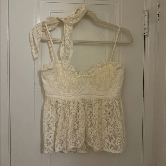 Revolve LPA Chloe top in Snow White